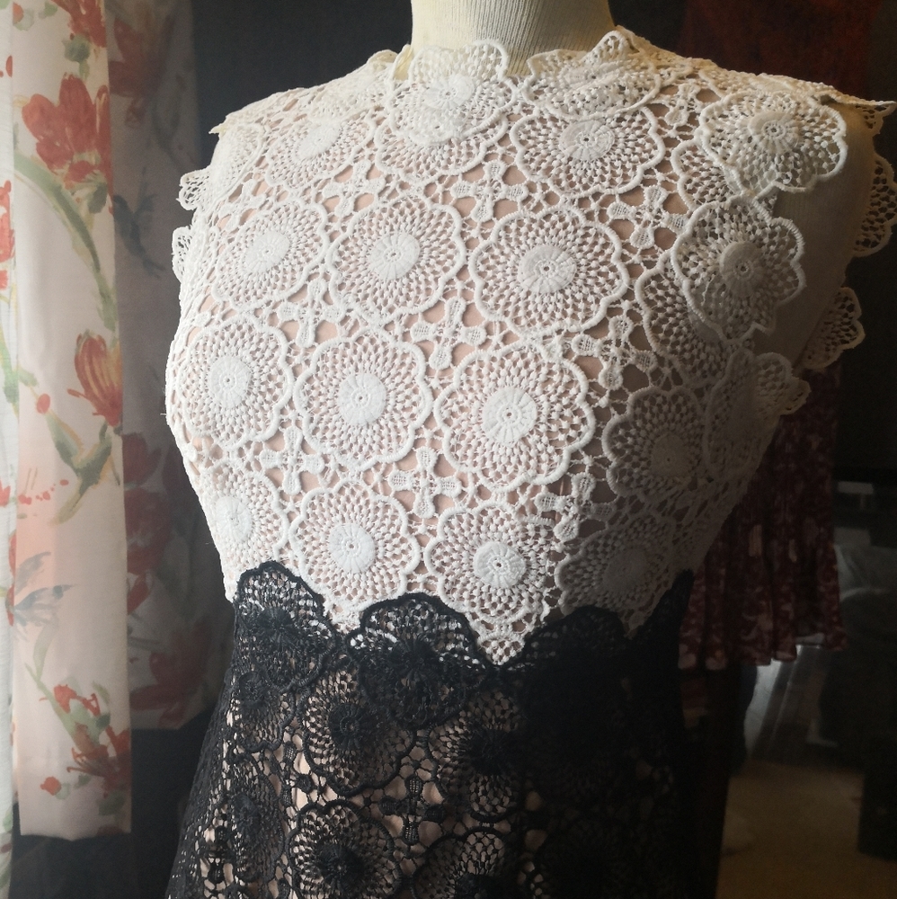 NWOT HD in Paris Lace Dress Anthropologie
